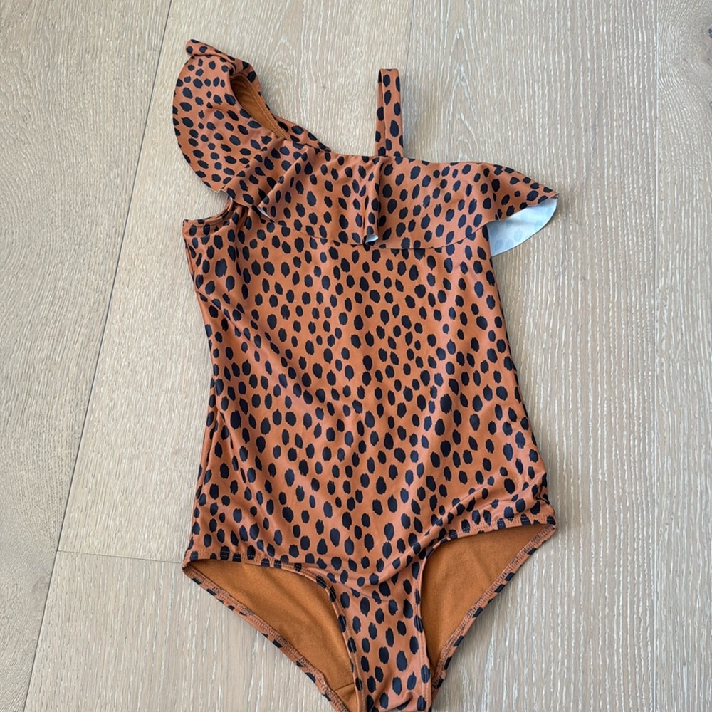 Cheetah one piece swim